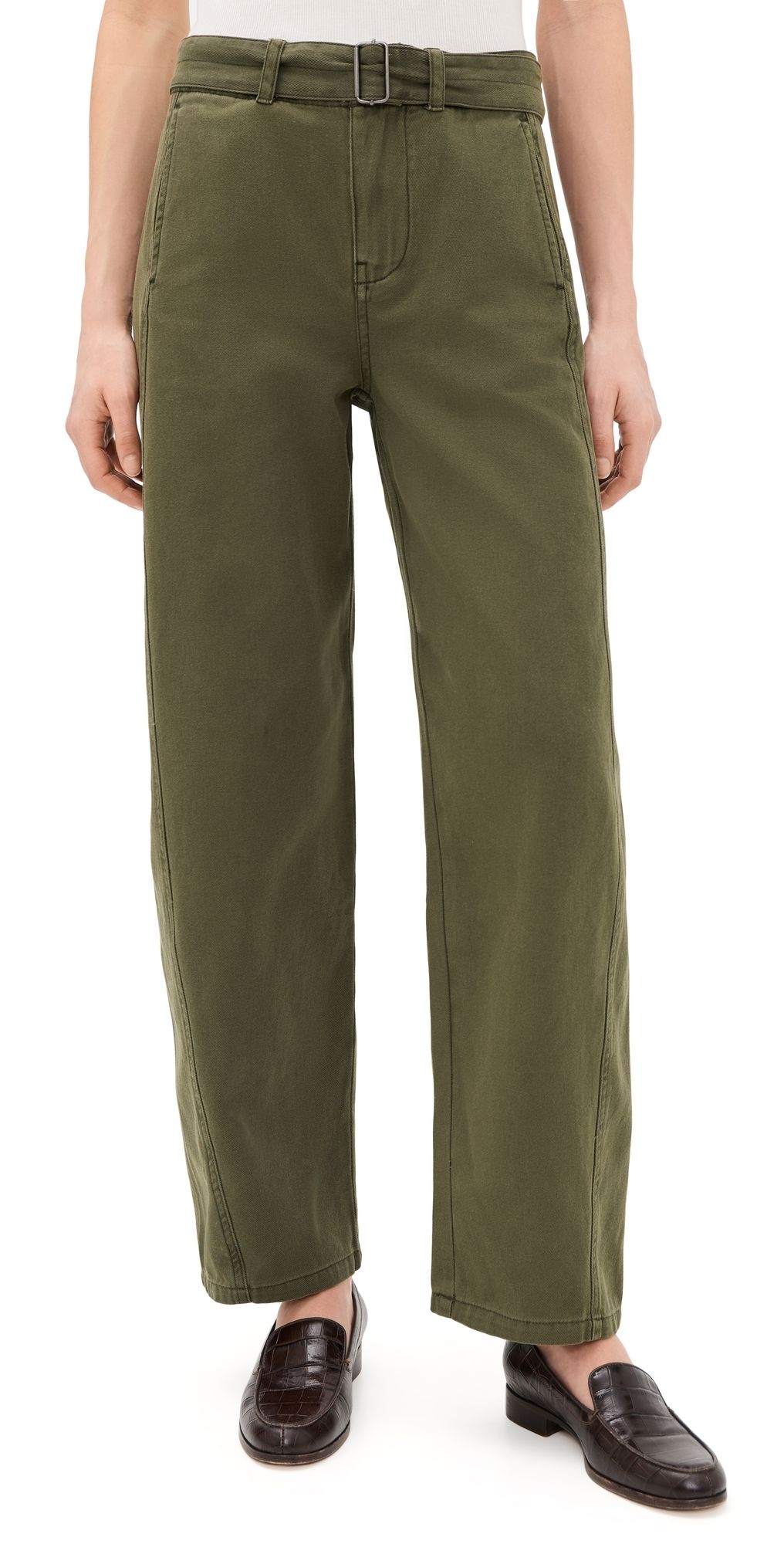 Alex Mill 9th Street Pants Military Olive 8