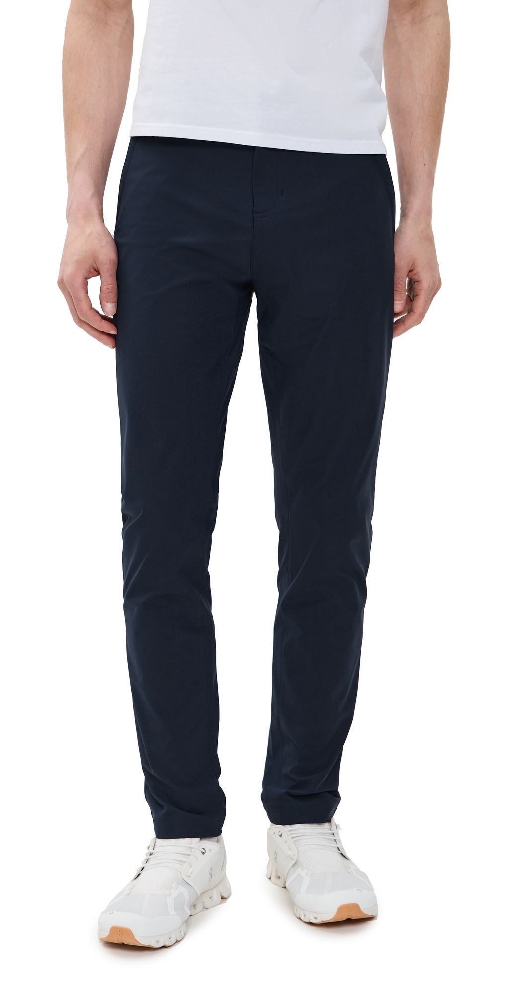 Reigning Champ Stretch Warp Knit Coach's Slim Pants Navy 30