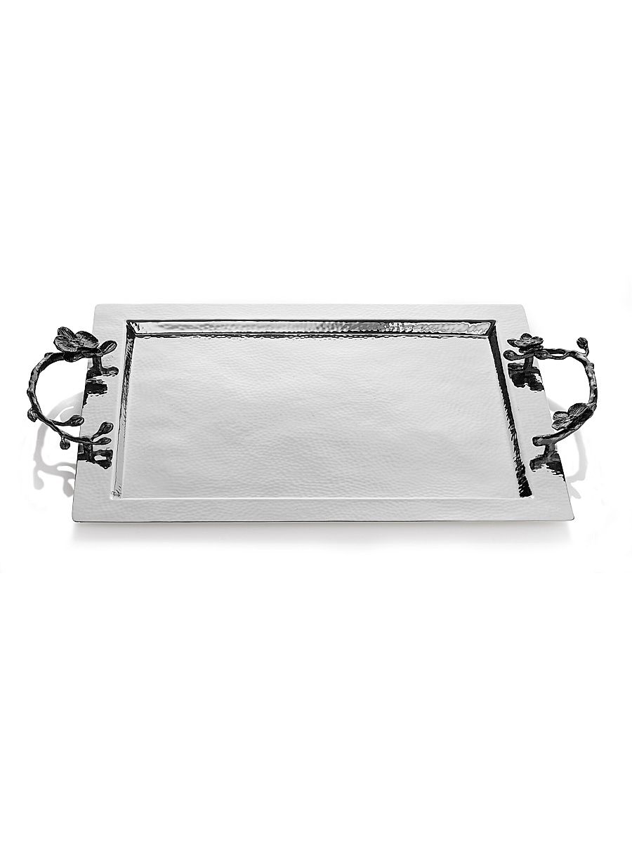 Black Orchid Serving Tray