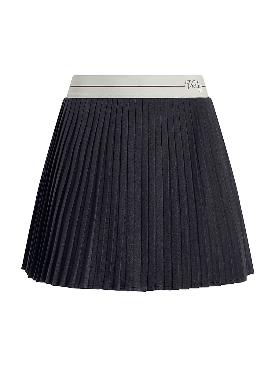 Women's Clemency High-Rise Pleated Miniskort - Blue Nights - Size Small