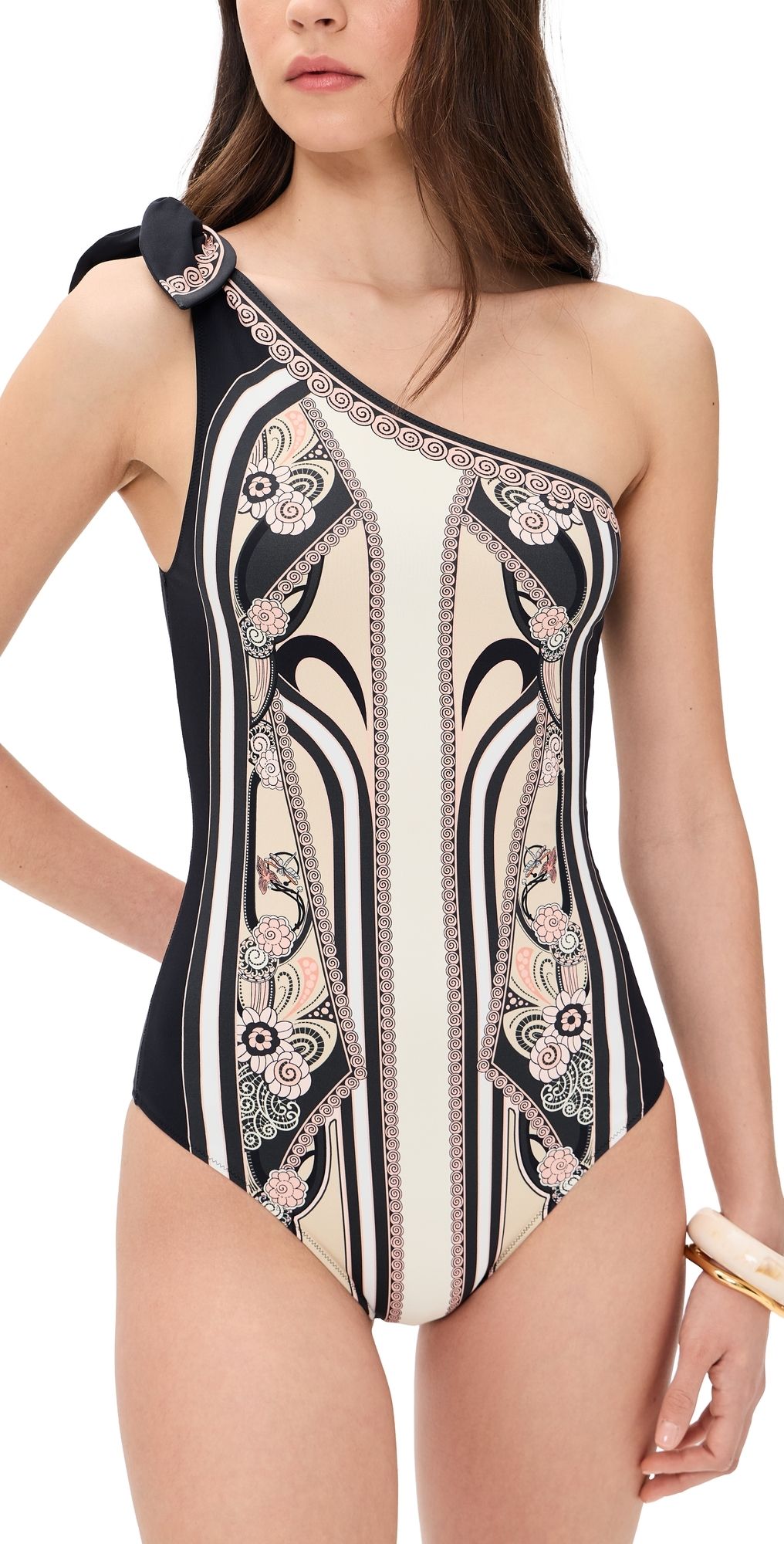 La DoubleJ Goddess Printed Swimsuit Ambrosia Placee XXS