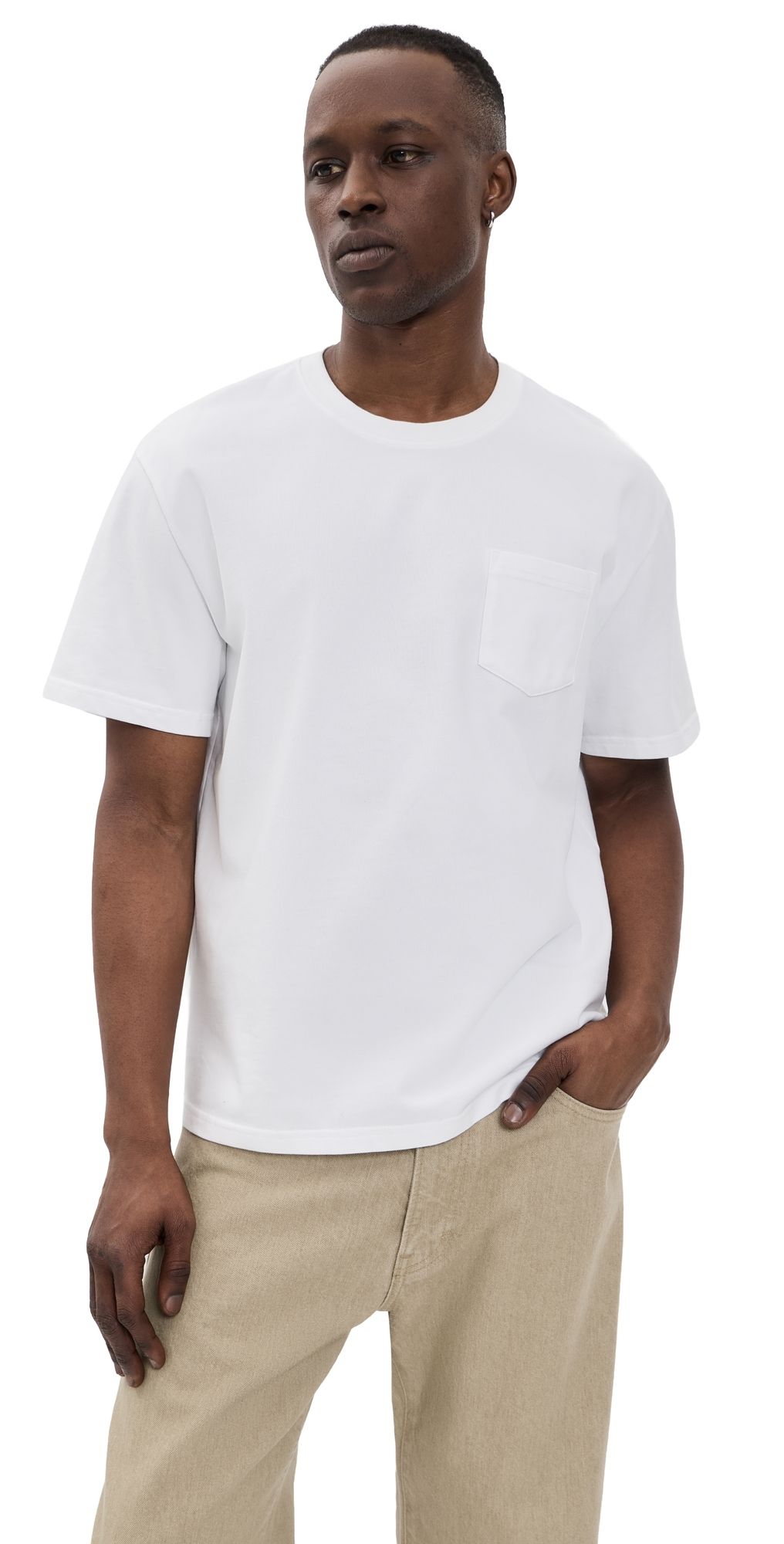 Marine Layer Relaxed Cloud 9 Jersey Tee White L