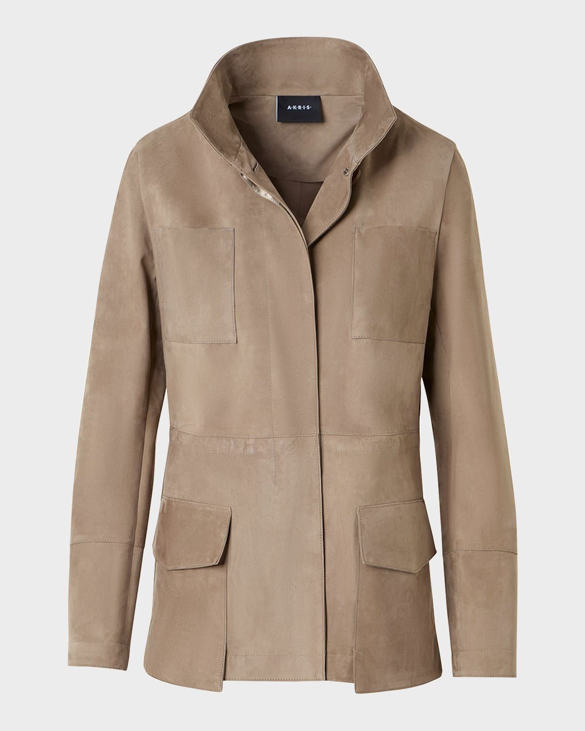 Chianti Suede Utility Jacket