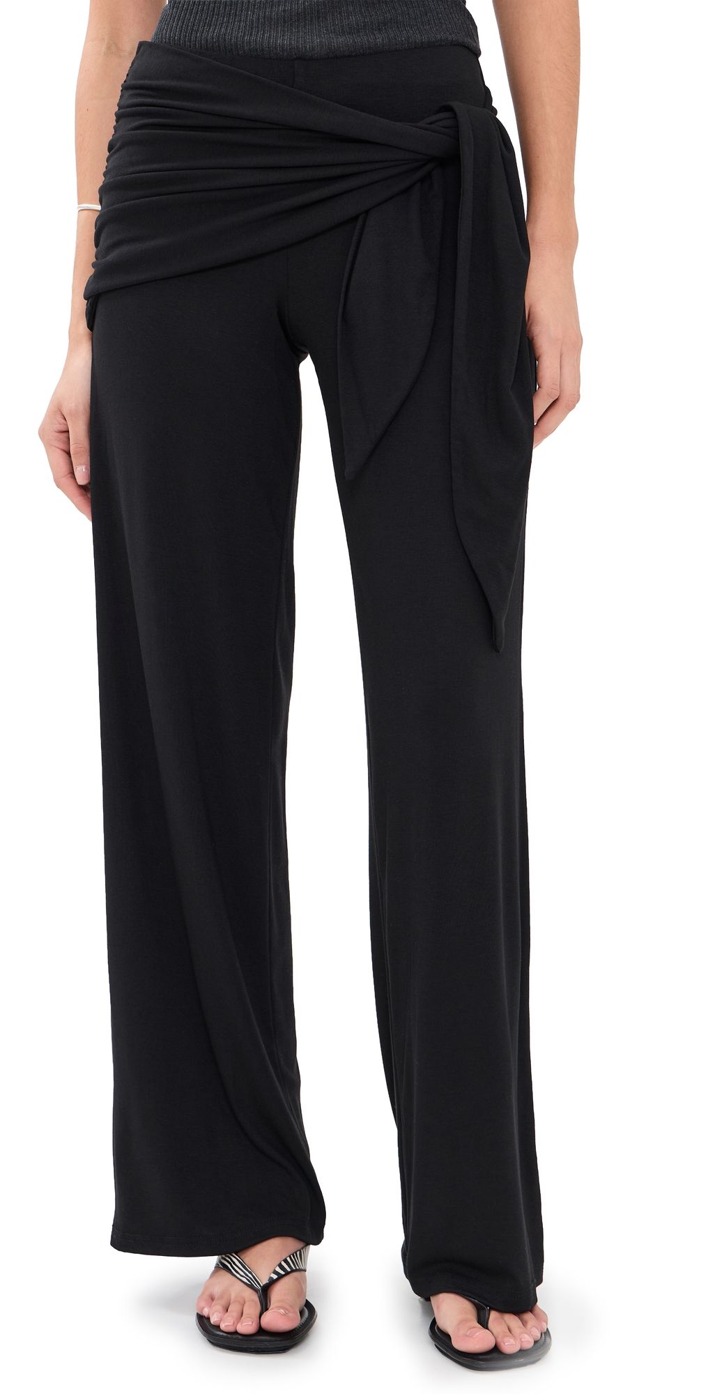 Runaway the Label Tolani Side Tie Pants Black S