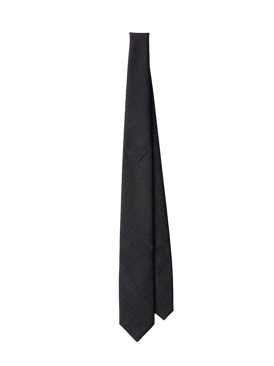 Men's Wool Tie - Grey