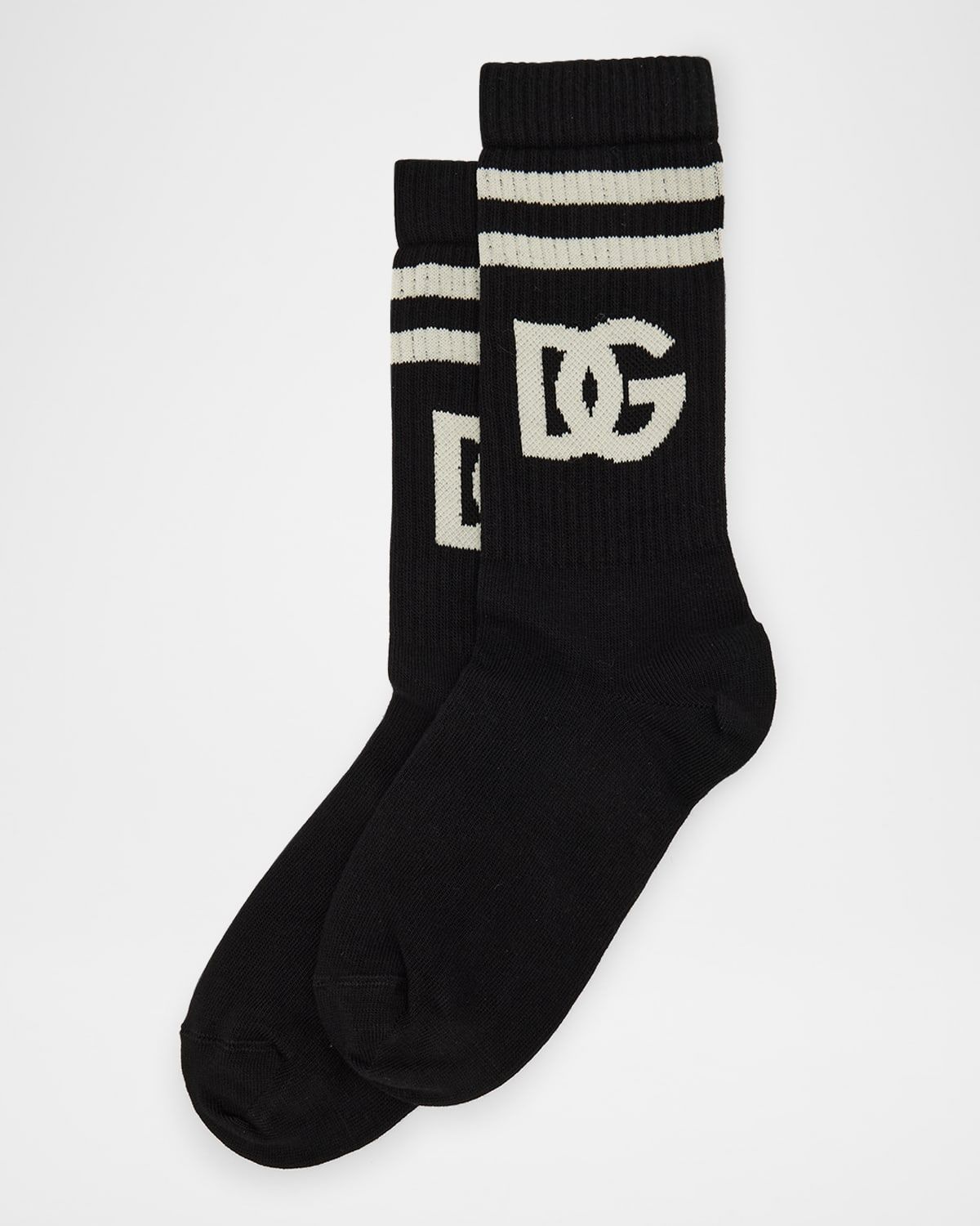 Men & apos;s Cotton Knit Large Logo Sport Socks