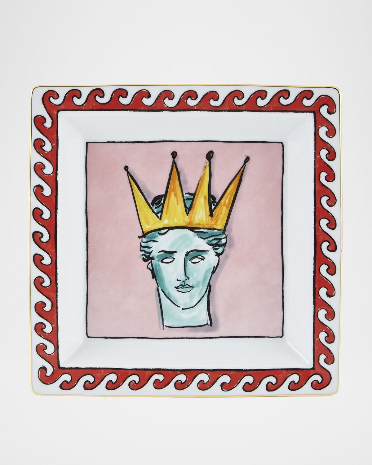 Il Viaggio di Nettuno Vide Poche Plate, Pink