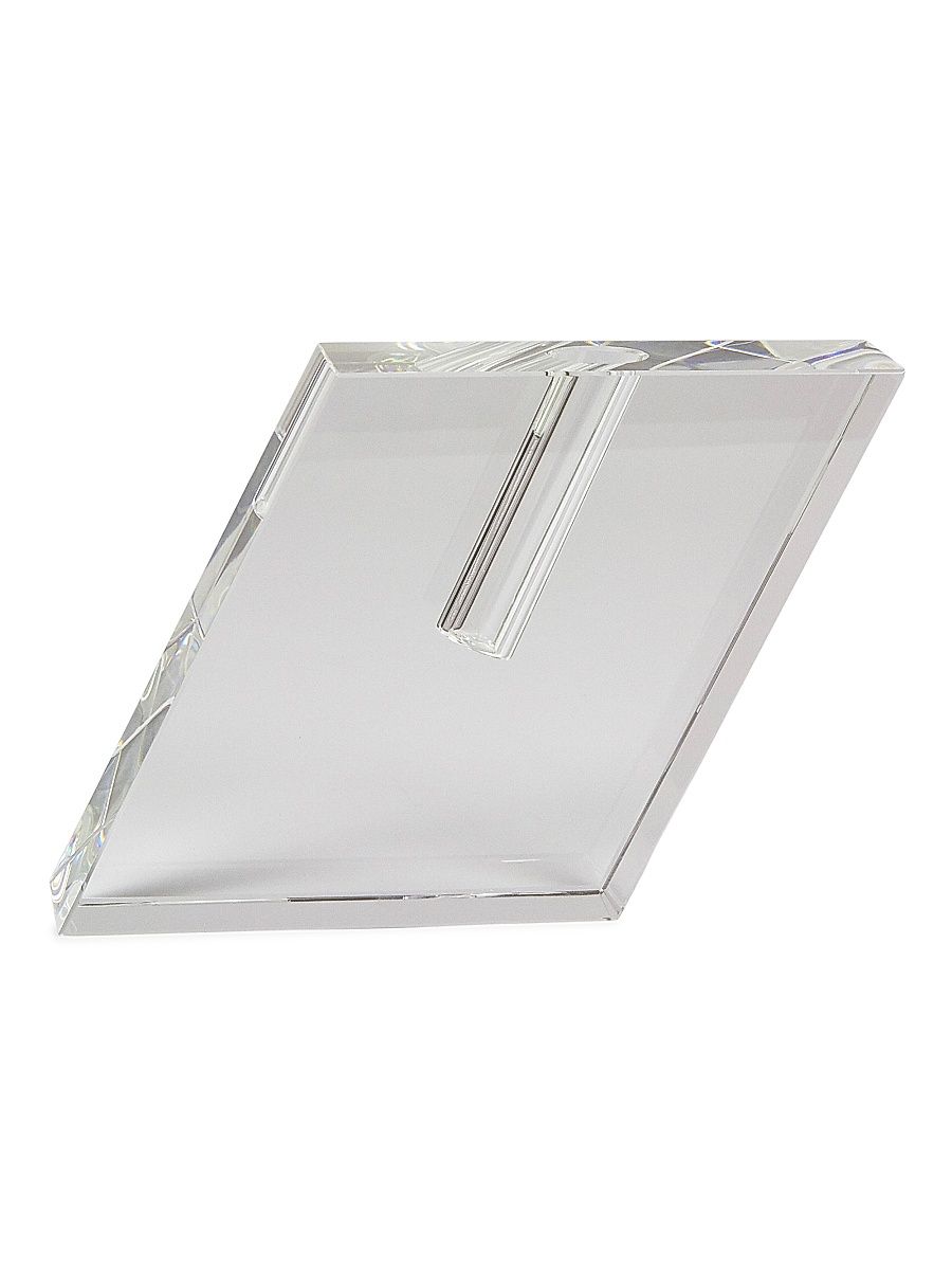 Angeled Crystal Vase - Clear - Size Large