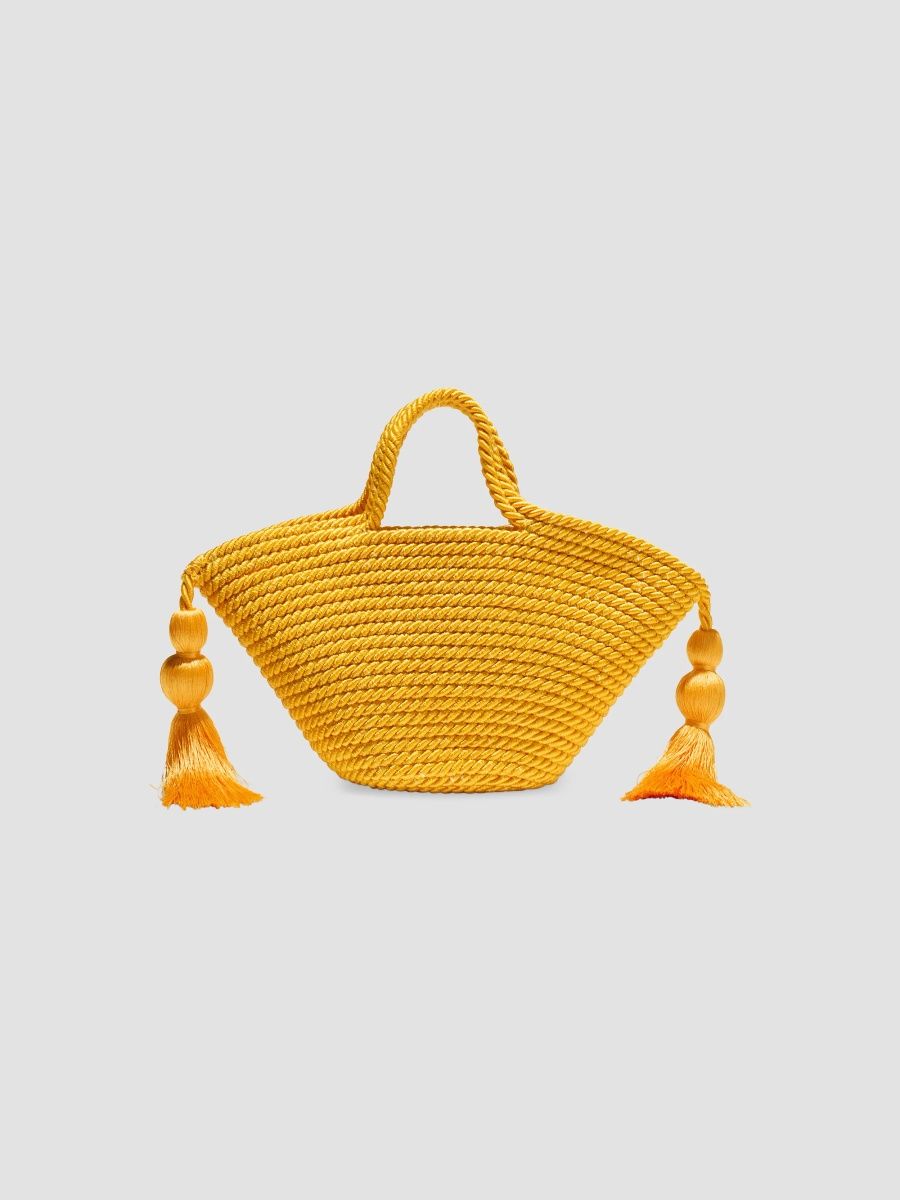 Carolina Herrera Women's Lupe Mini Rope Tote Bag - Melon