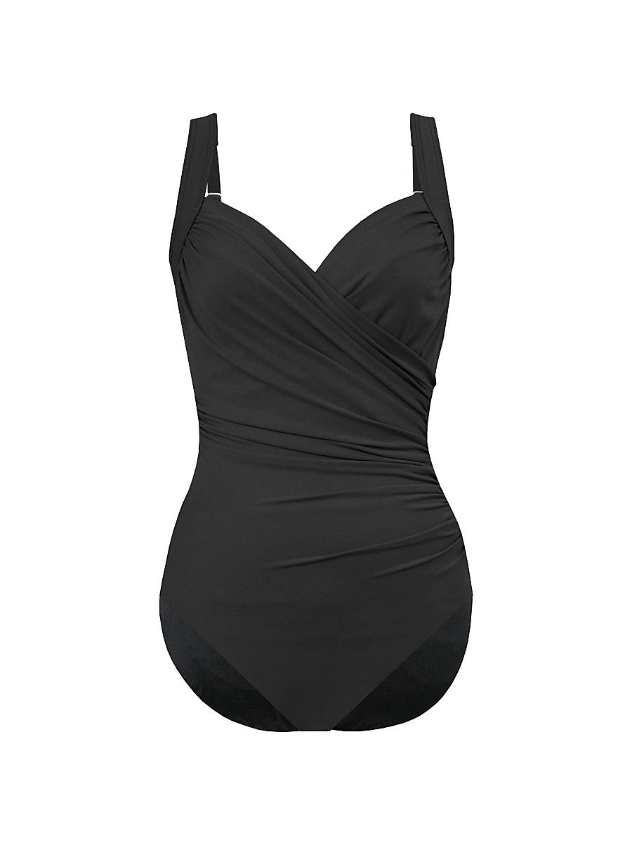 Women's Must Haves Sanibel One-Piece Swimsuit - Black - Size 12