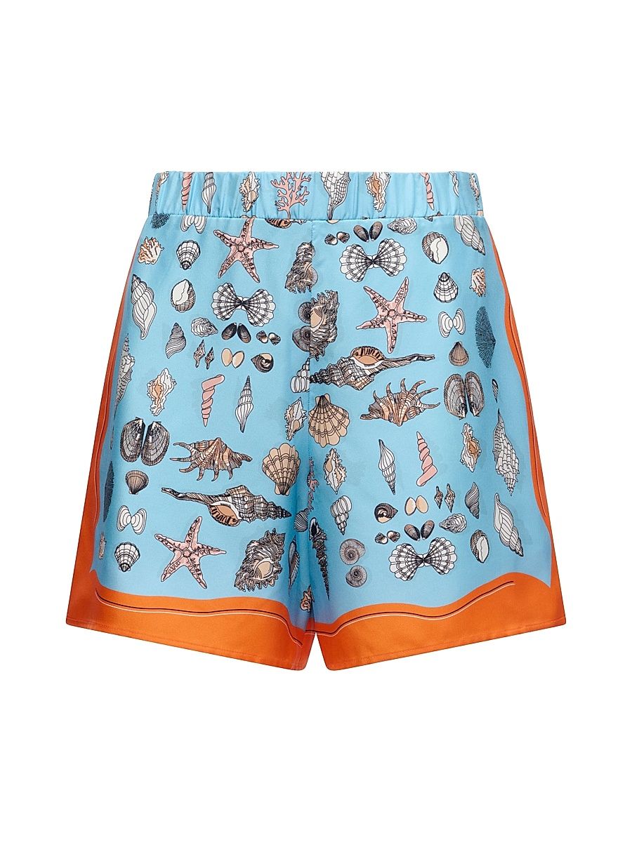 Women's Juvia Print Shorts - Orange - Size 2