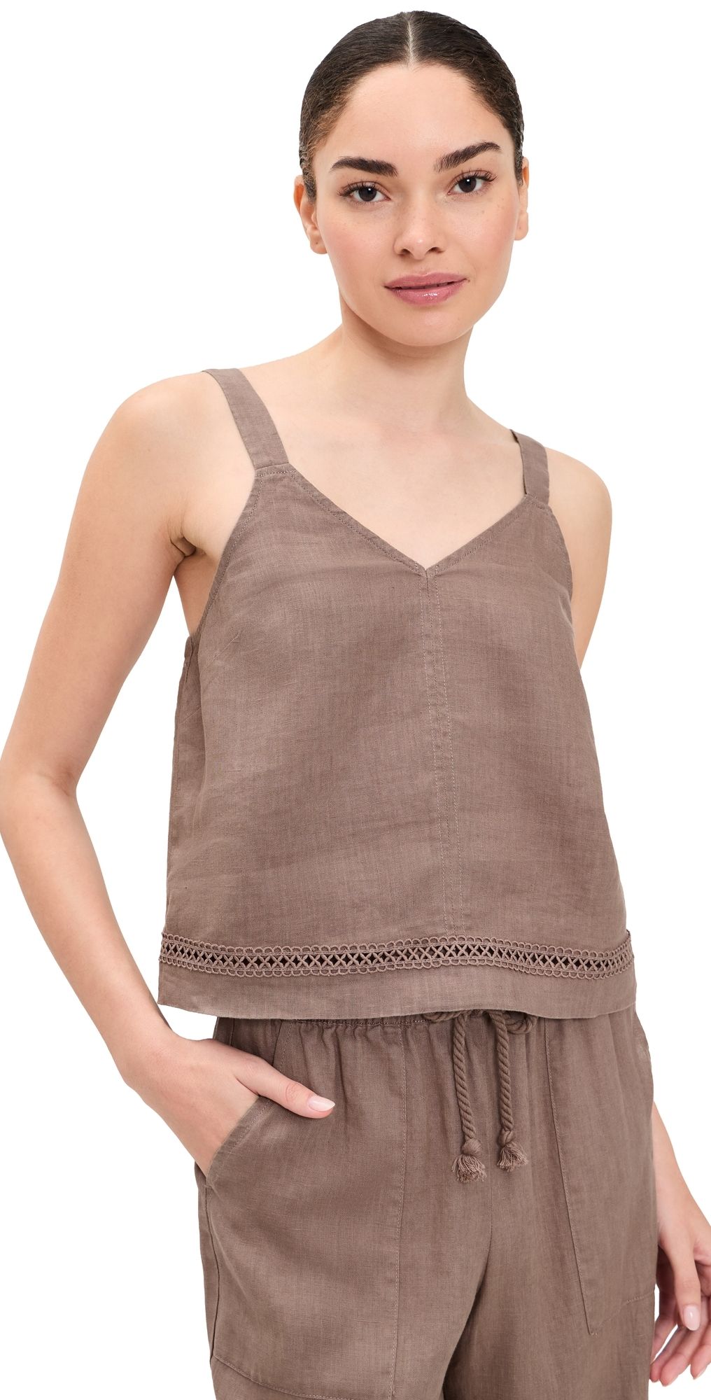 Splendid Stella Linen Tank Wicker XL