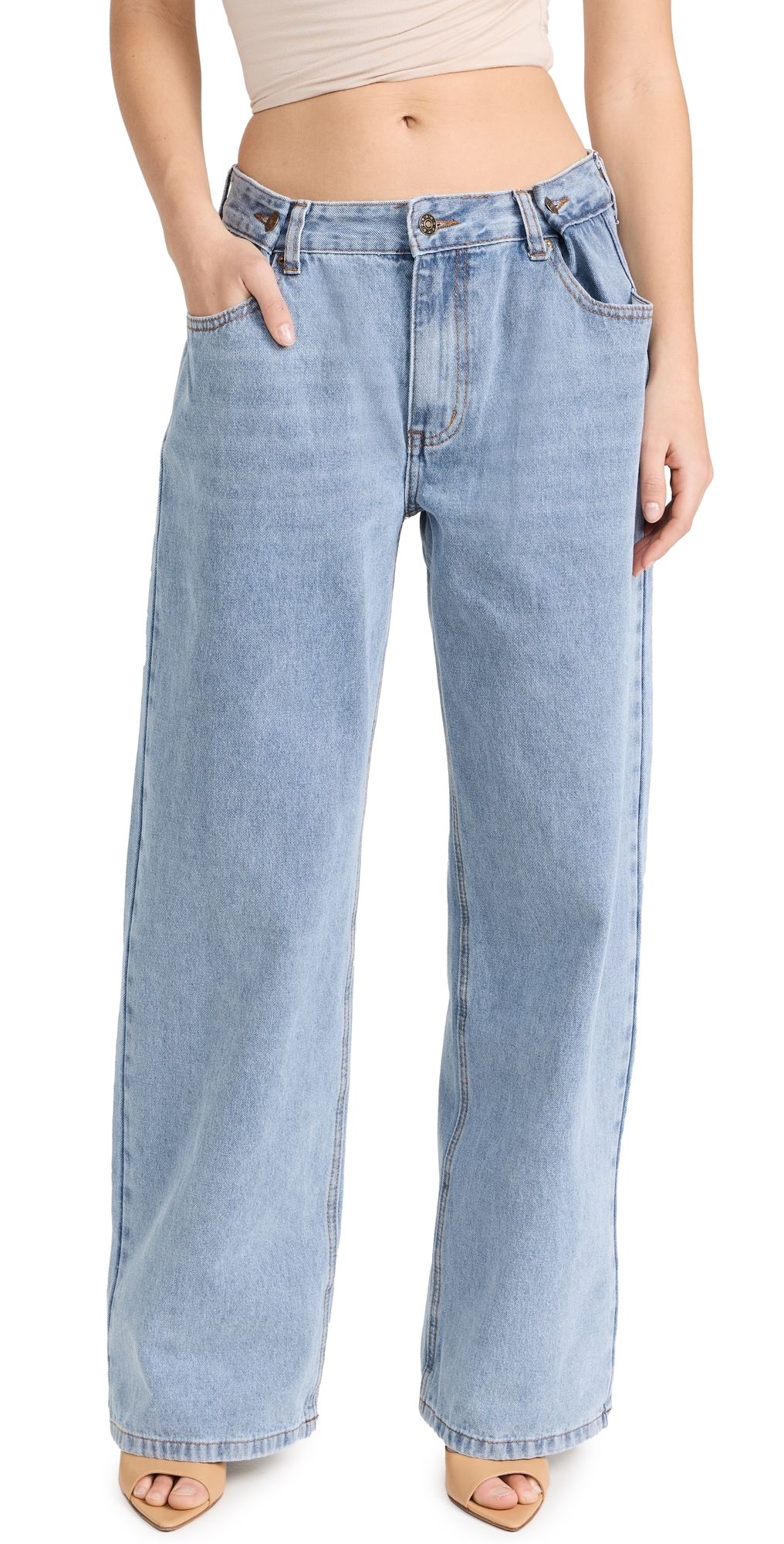 Lioness She's All That Jeans Washed Blue M