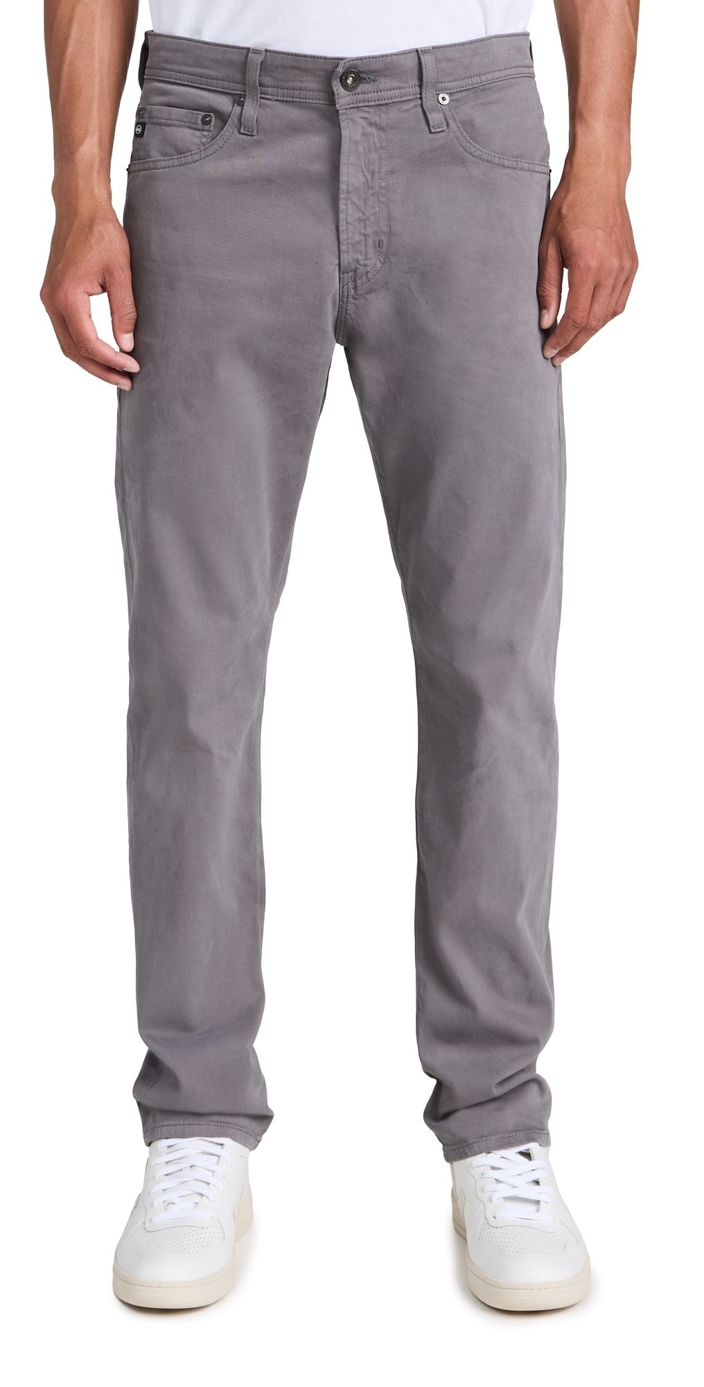 AG Graduate Tailored Twill Jeans 32 Folkestone Grey 33