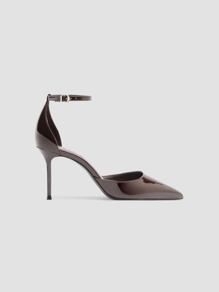 Schutz Women's Paloma 90MM Patent Leather Pumps - Maplewood - Size 10