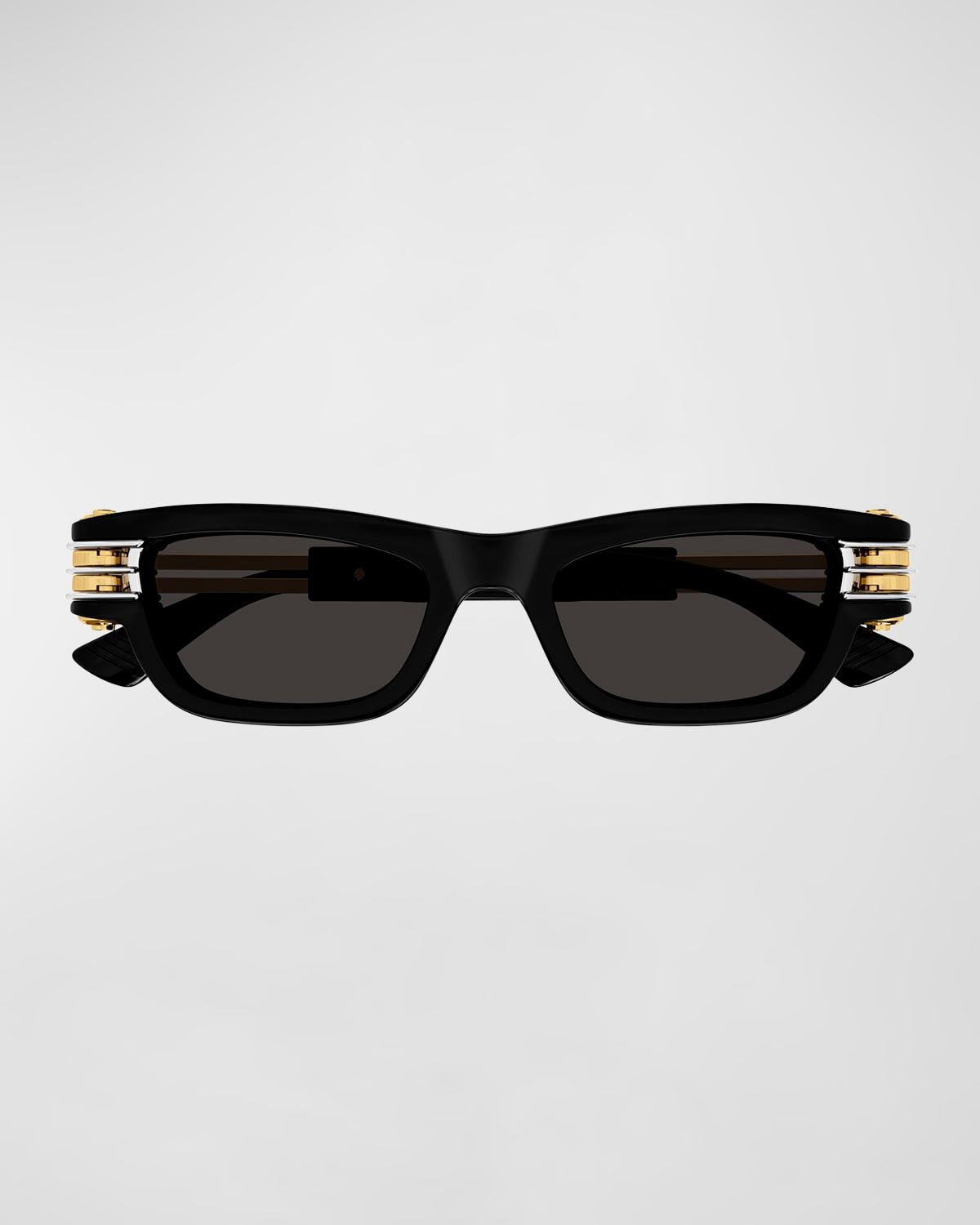 Bolt Plastic Rectangle Sunglasses