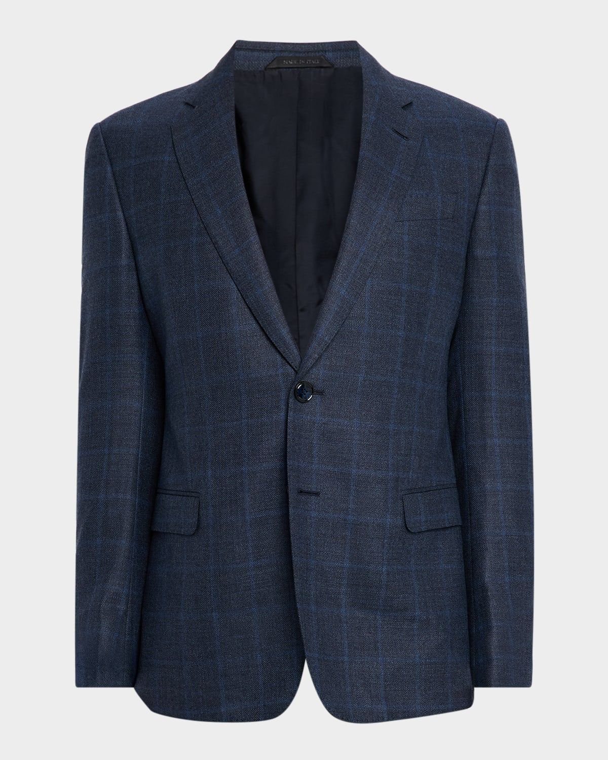 Men & apos;s Subtle Grid Wool Blend Sport Coat