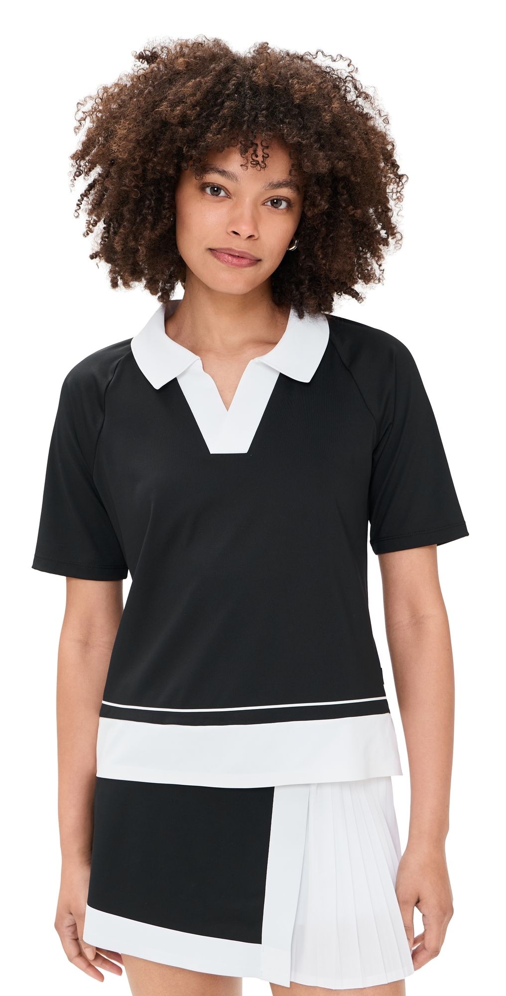 Goldbergh Piccola Polo Top Black XS