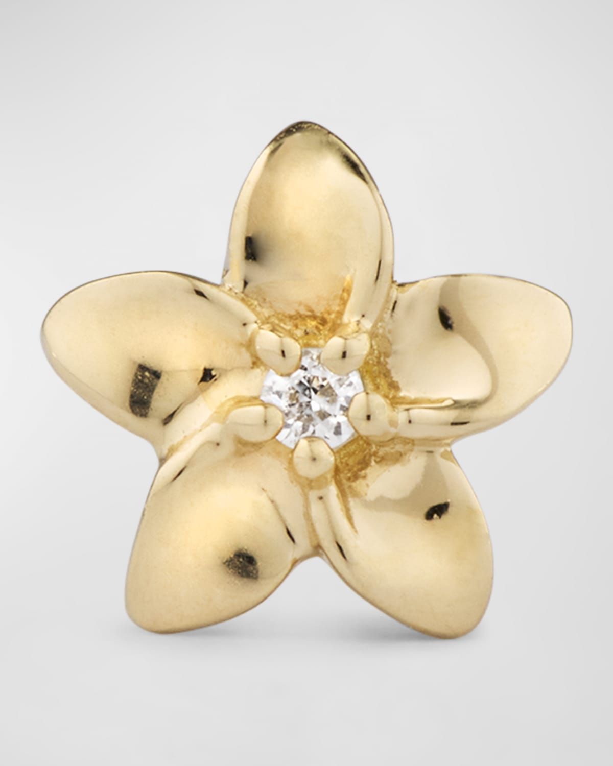 Tiny Plumeria Stud Earrings