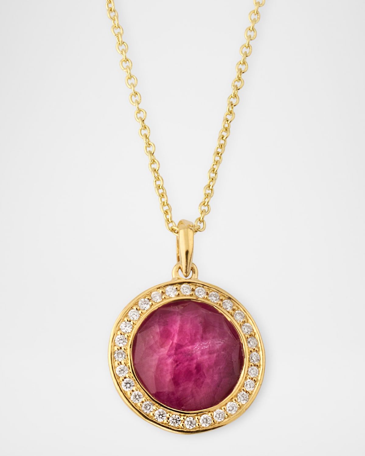 18K Lollipop Mini Pendant Necklace