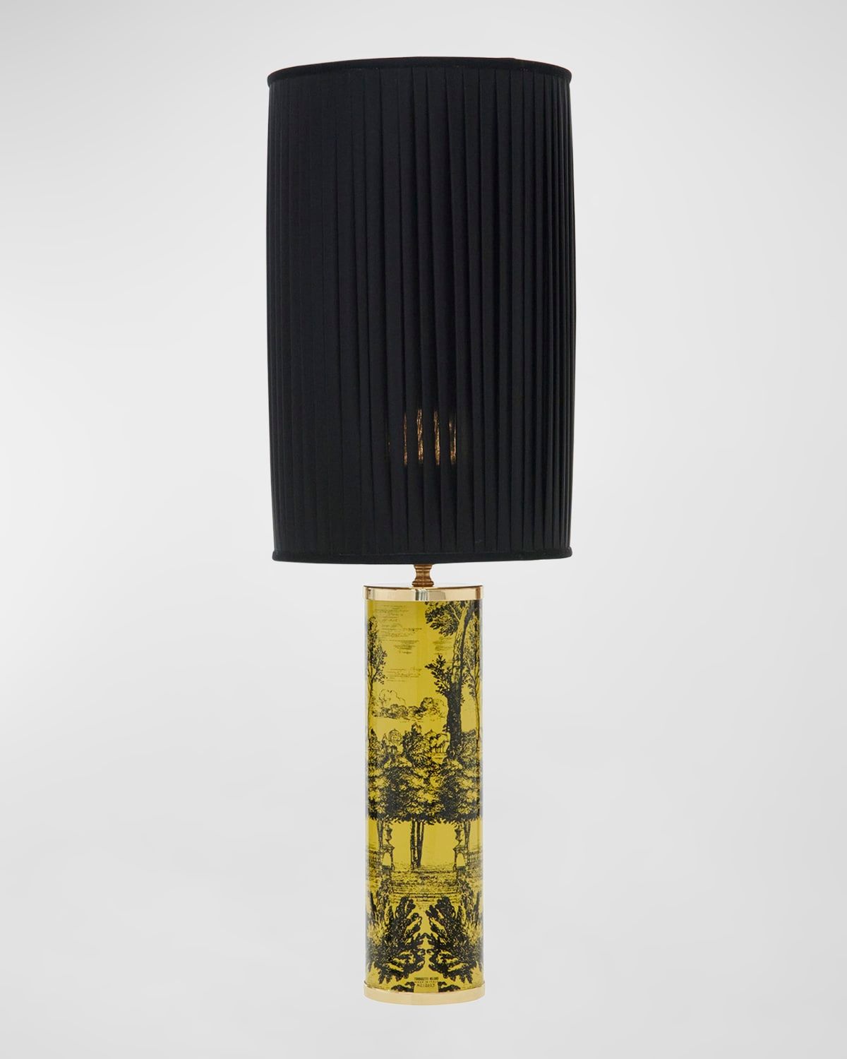 Cylindrical Pleated Lampshade