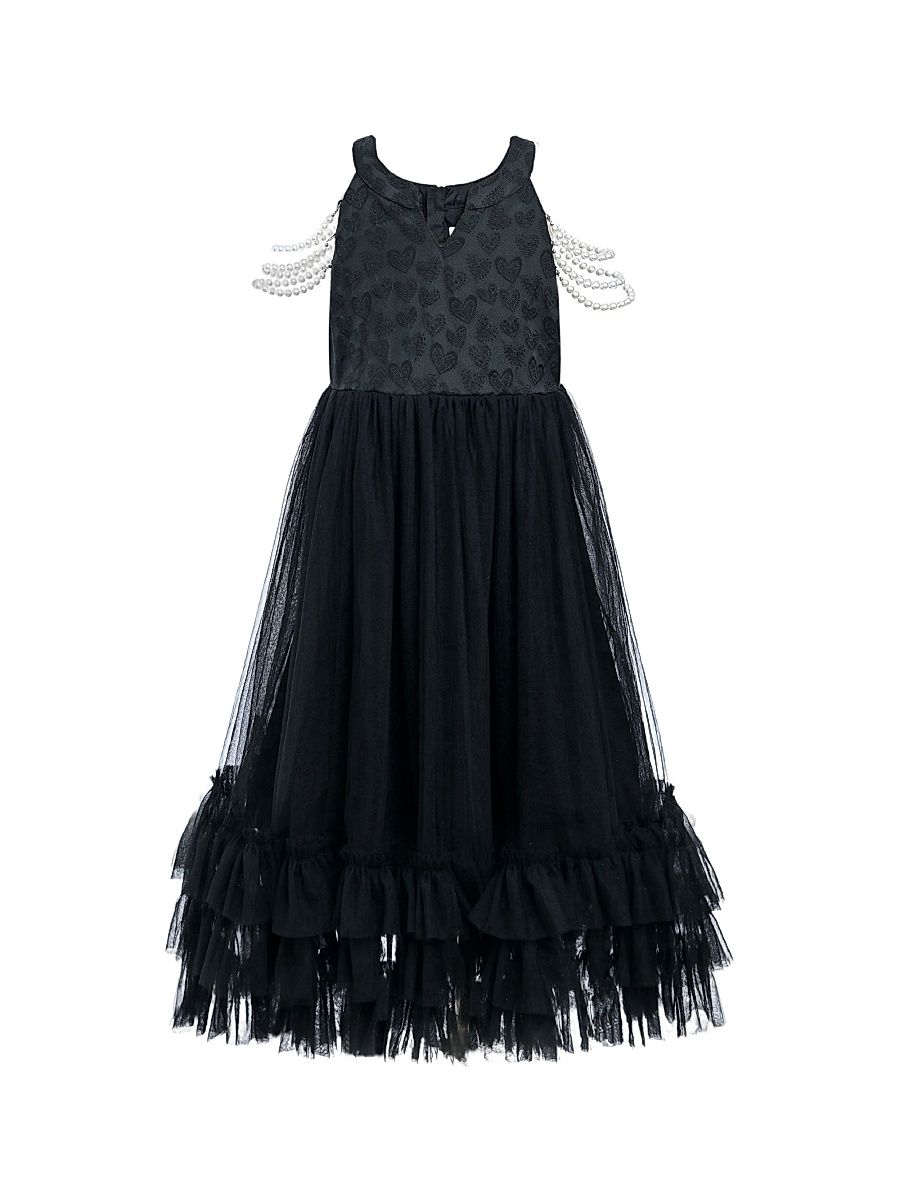 Little Girl's & Girl's Tripoli Dress - Black - Size 7