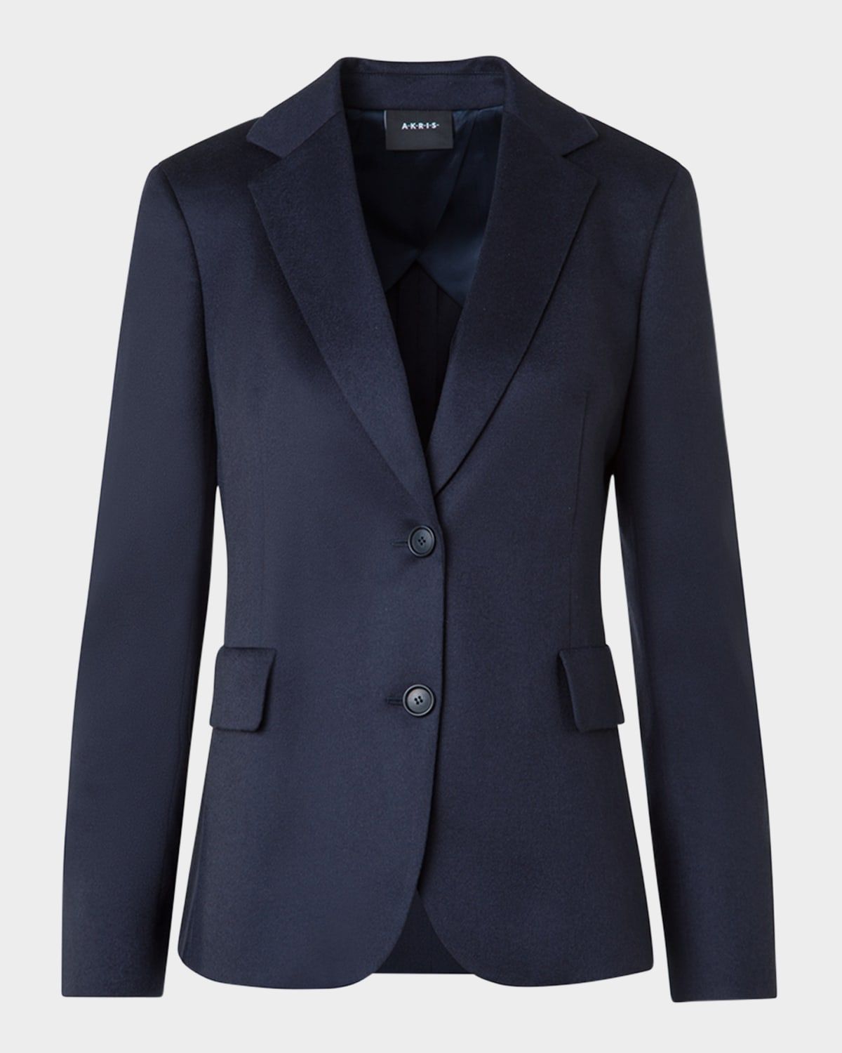 Single-Breasted Cashmere Jacket