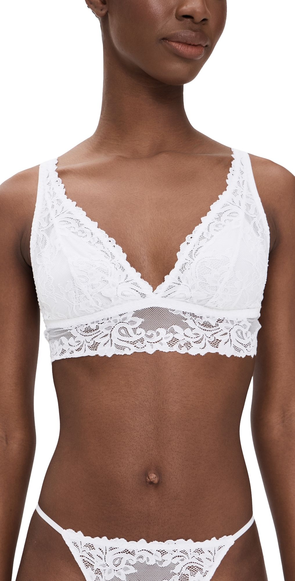 Cosabella Carmela Plunge Bralette White M