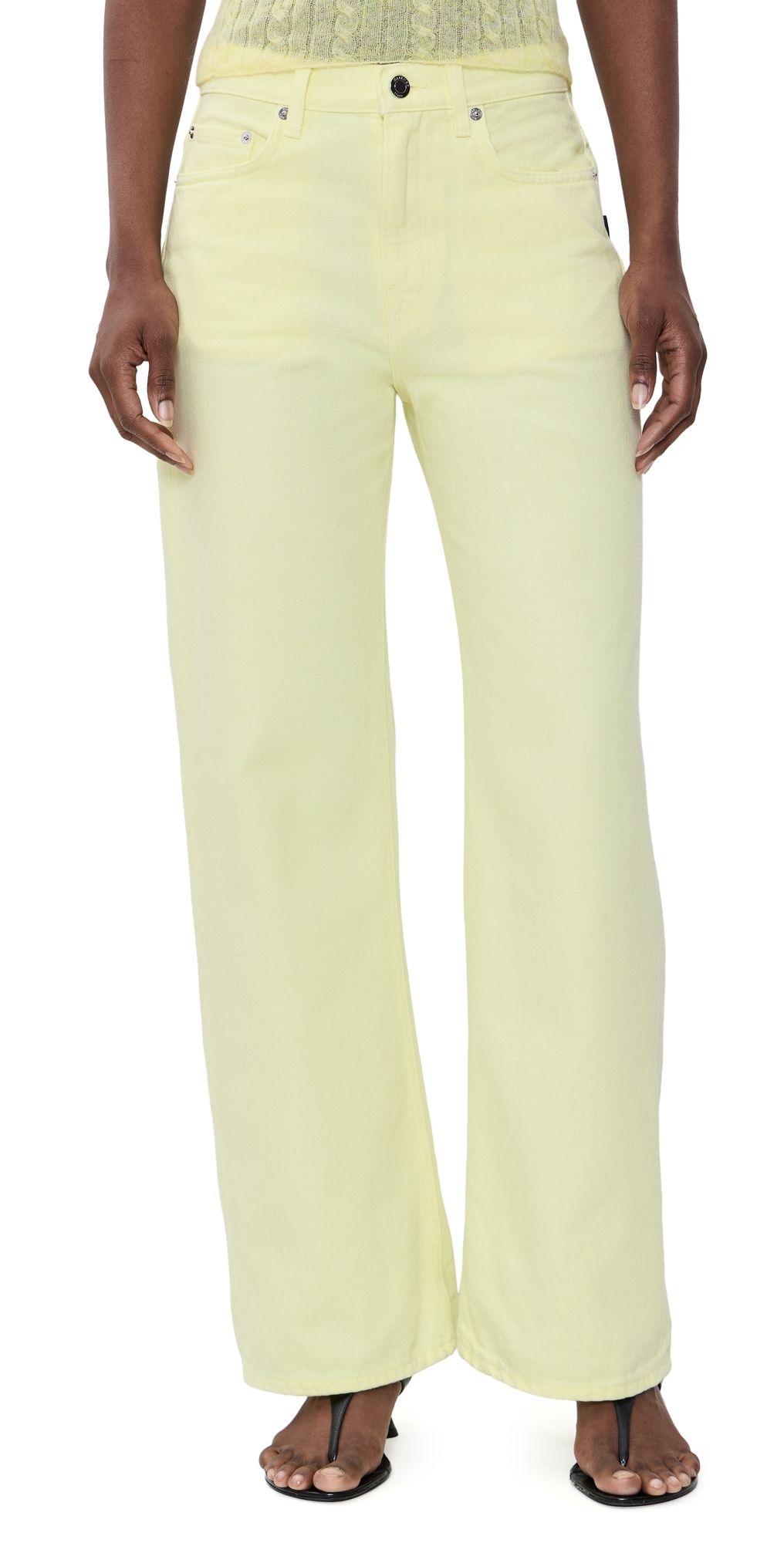 HAIKURE Winny Straight Jeans Lime 27