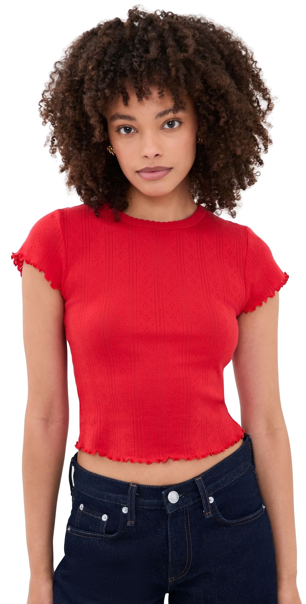 DAZE Lily Tee Cherry XL