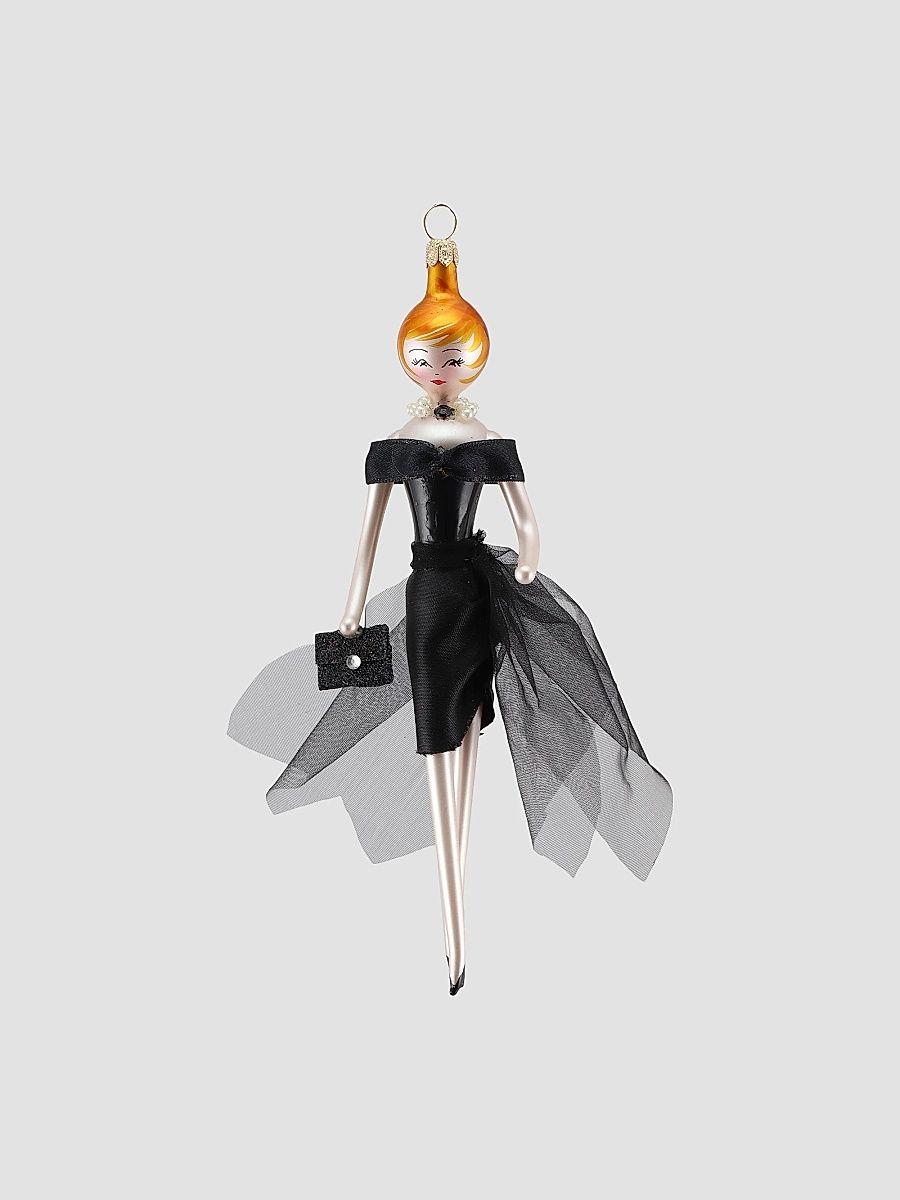 Soffieria De Carlini Lady In Black Ornament