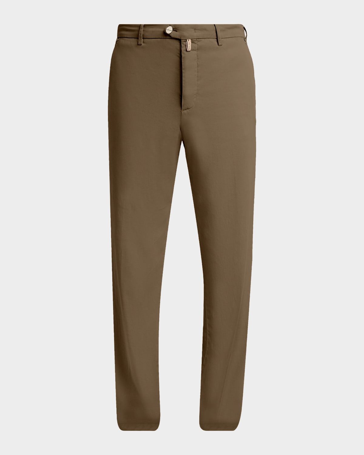 Men & apos;s Lyocell Stretch Straight Leg Flat-Front Pants