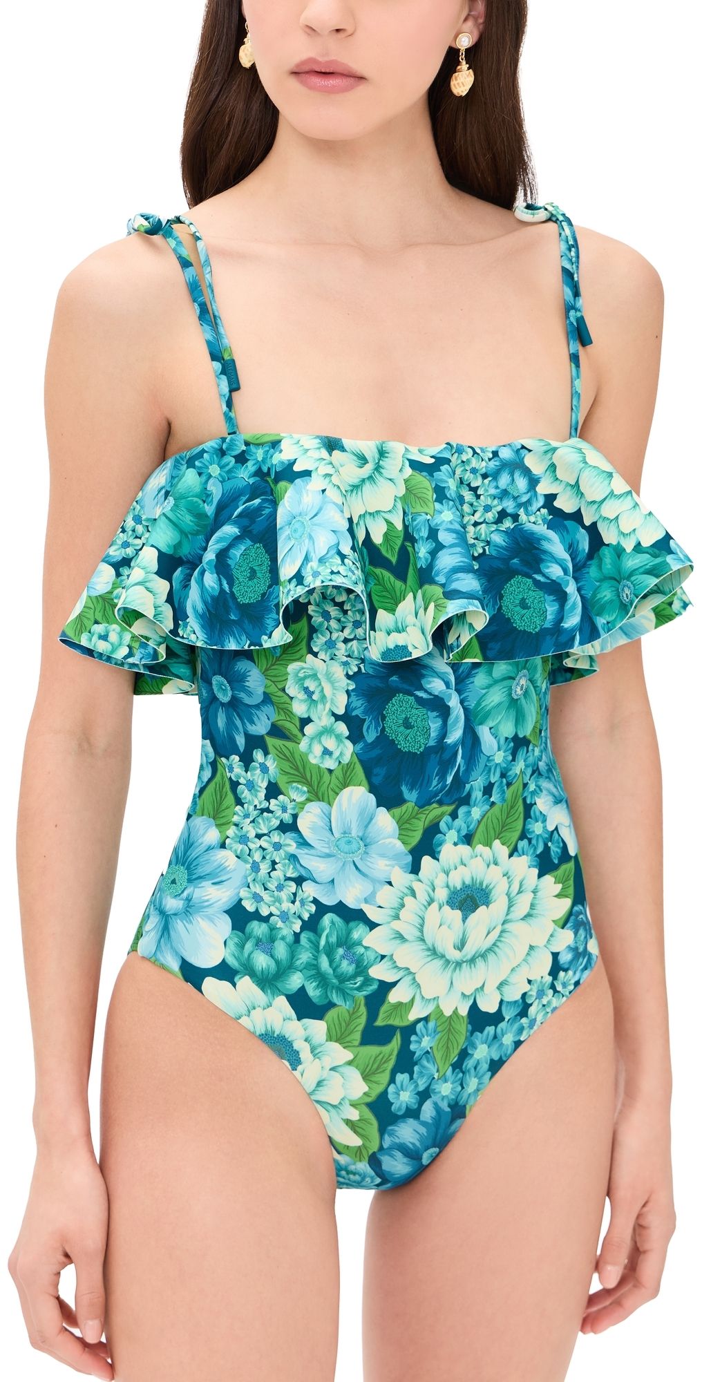 ALÉMAIS Margo Ruffle One Piece Multi XL