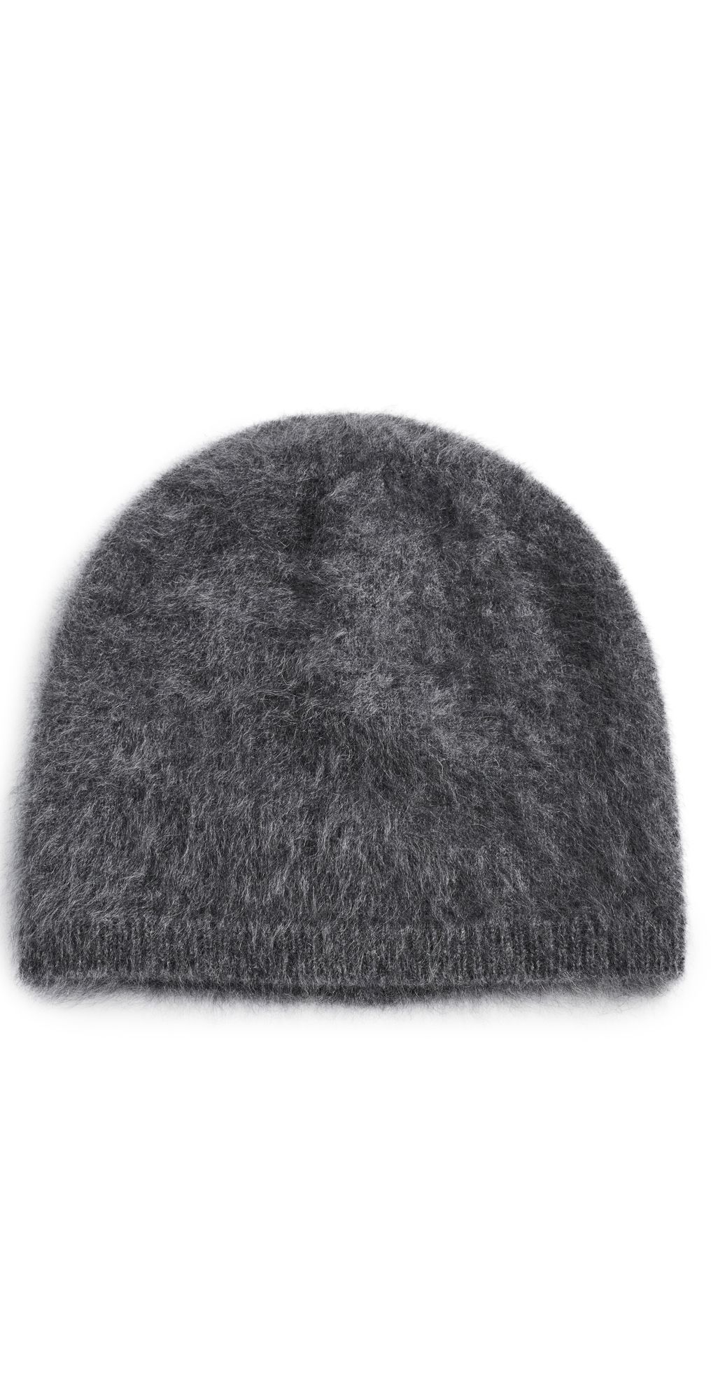 LISA YANG Brushed Cashmere Beanie Graphite Brushed One Size