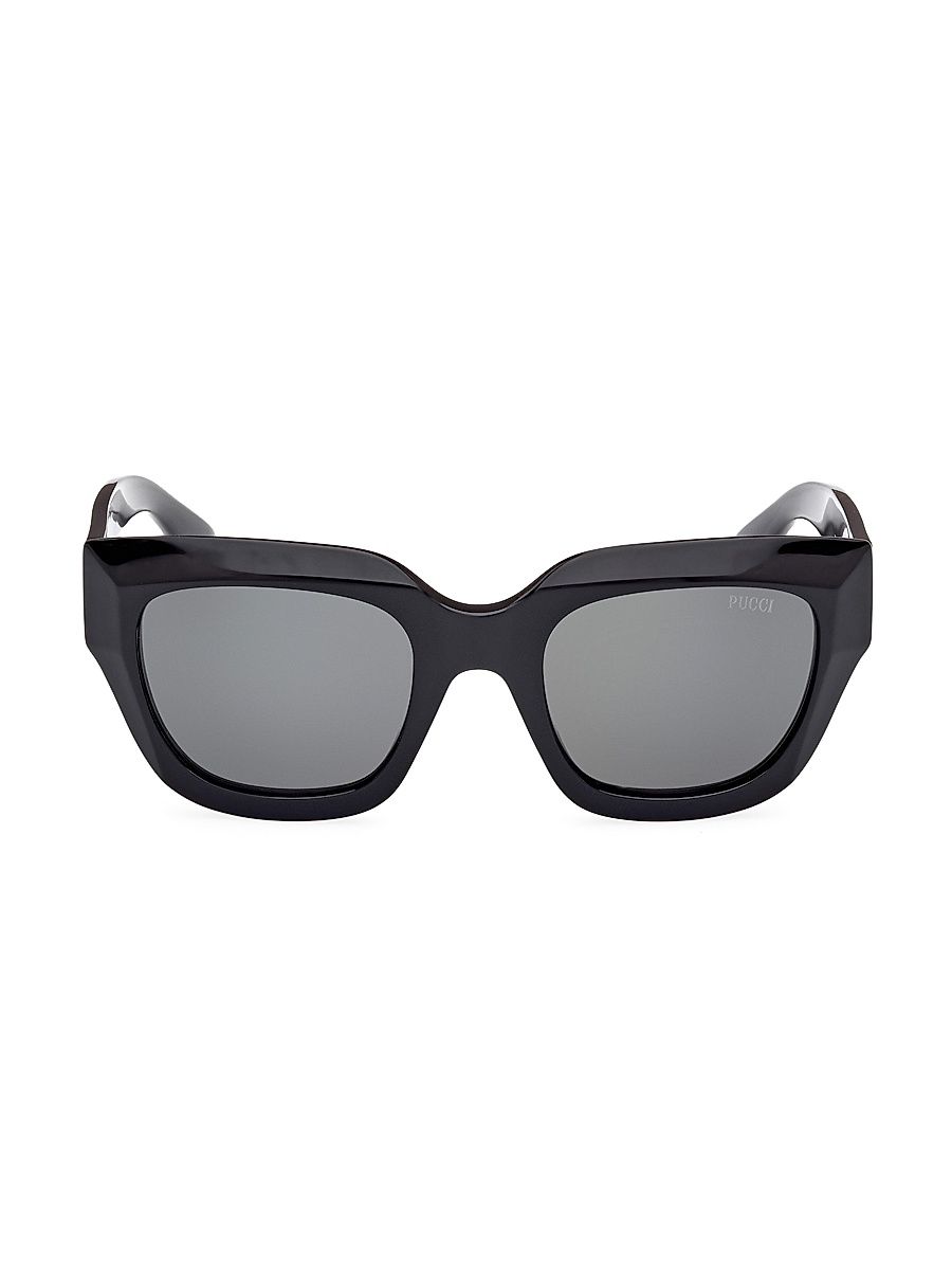 Women's Butterfly 51MM Sunglasses - Black Smoke
