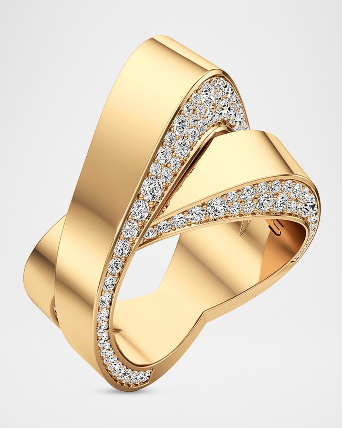 Infinite Lab-Grown Diamond Pave Demi Ring