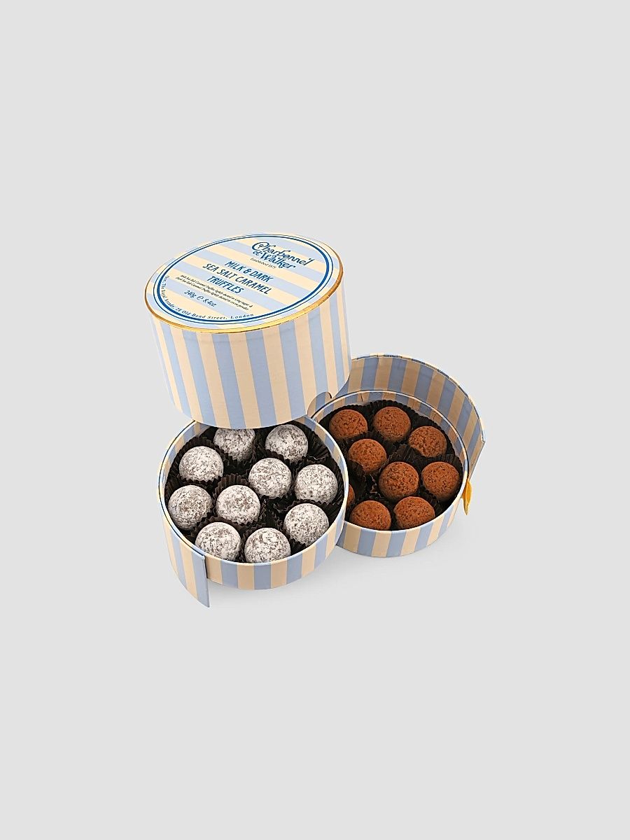 Milk & Dark Sea Salt Caramel Truffles