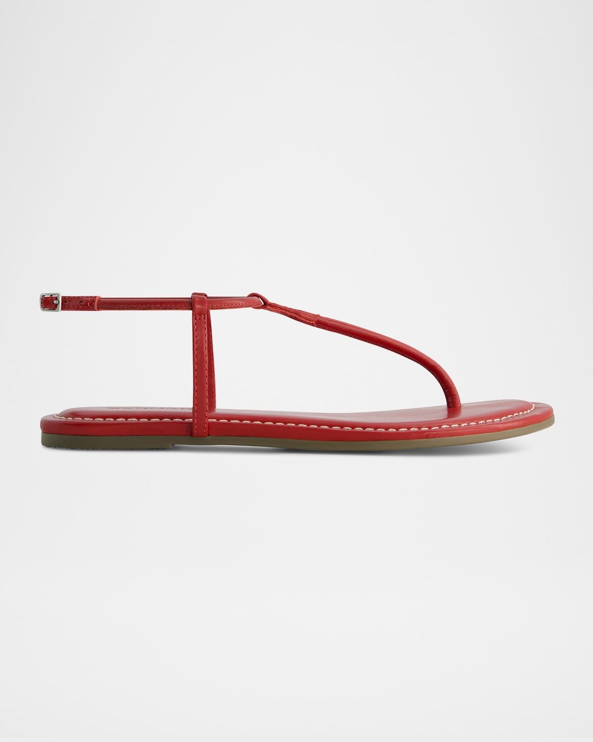 Hercu Leather Ankle-Strap Flat Sandals