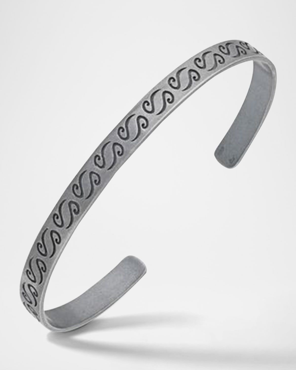Men & apos;s Ara Engraved Cuff Bracelet