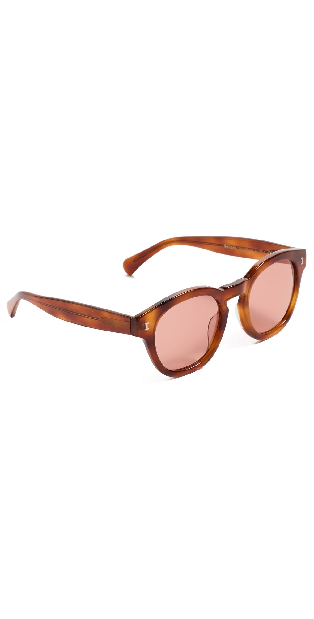 Illesteva Madison Sunglasses Red Havana/Sunset One Size