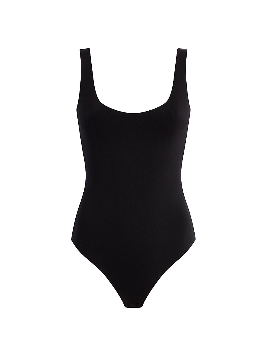 Women's Neoprene Tank Bodysuit - Black - Size XL