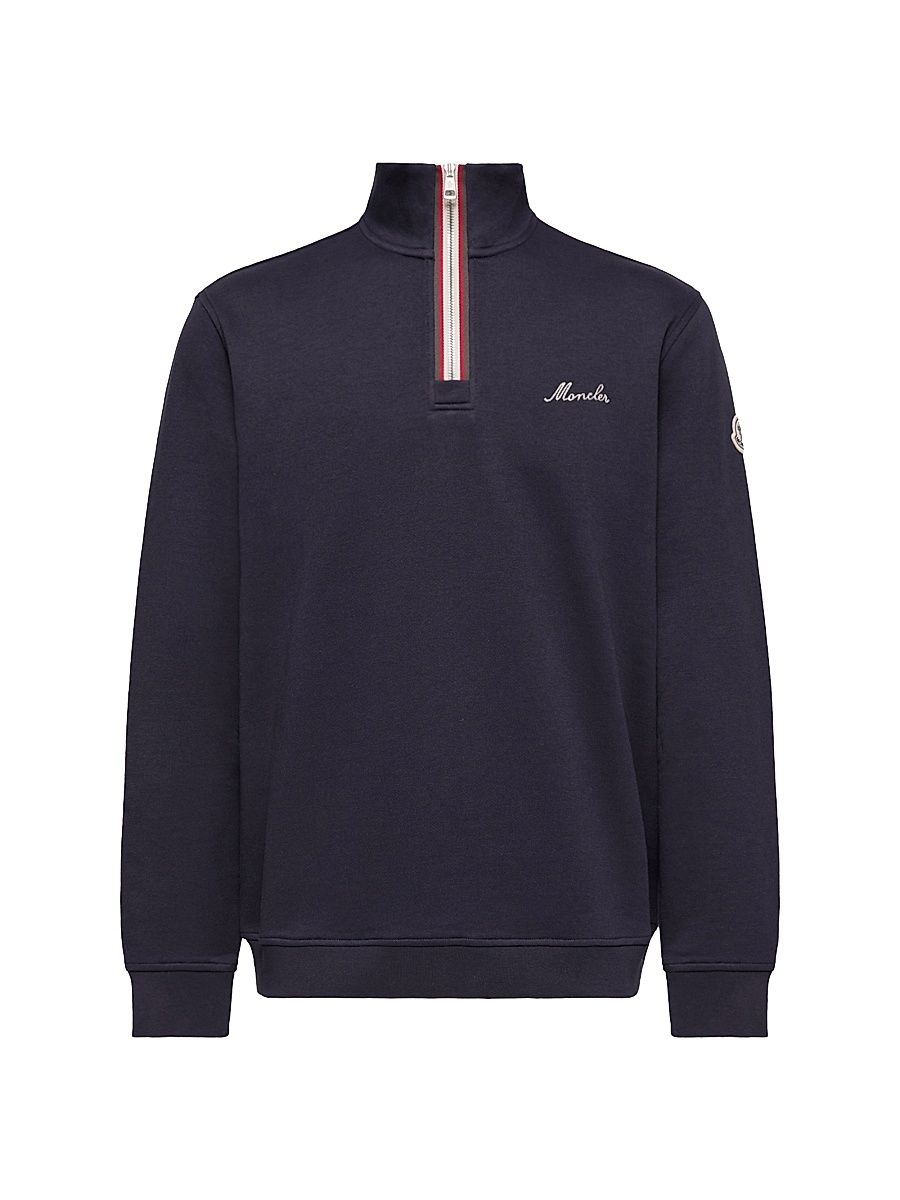 Men's Turtleneck Sweatshirt - Navy Blue - Size XXXL