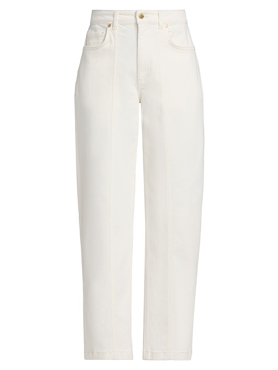 Women's Nadia Straight-Leg Jeans - White - Size 31