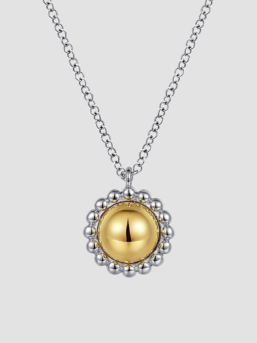 Gabriel & Co Women's Bujukan Sterling Silver & 14K Yellow Gold Pendant Necklace - Sterling Silver