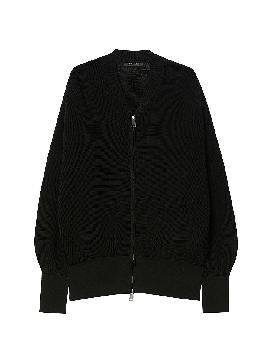 Women's Viscose Cardigan - Black - Size XL