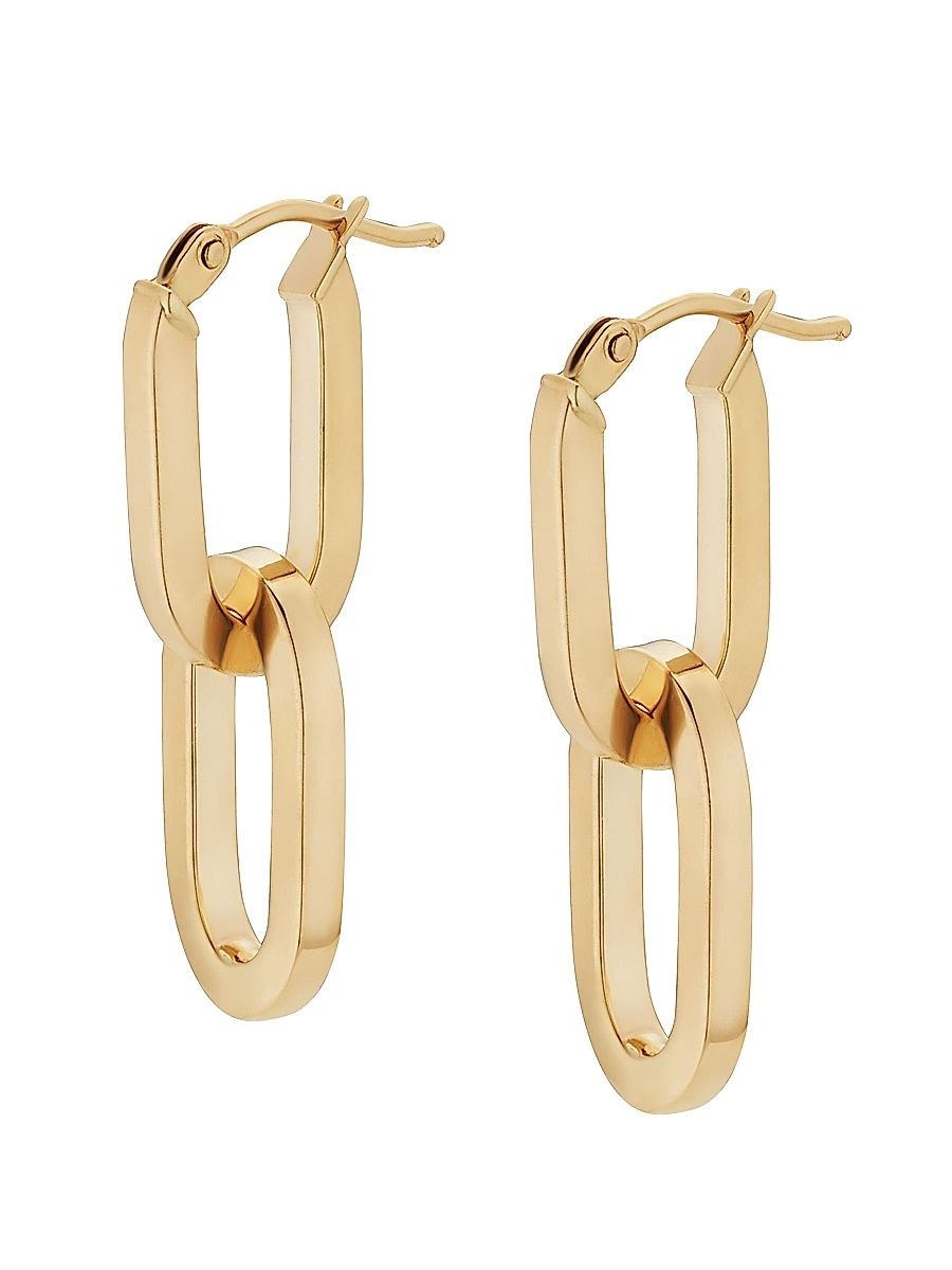 Women's 14K Yellow Gold Shift Drop Earrings - Yellow Gold