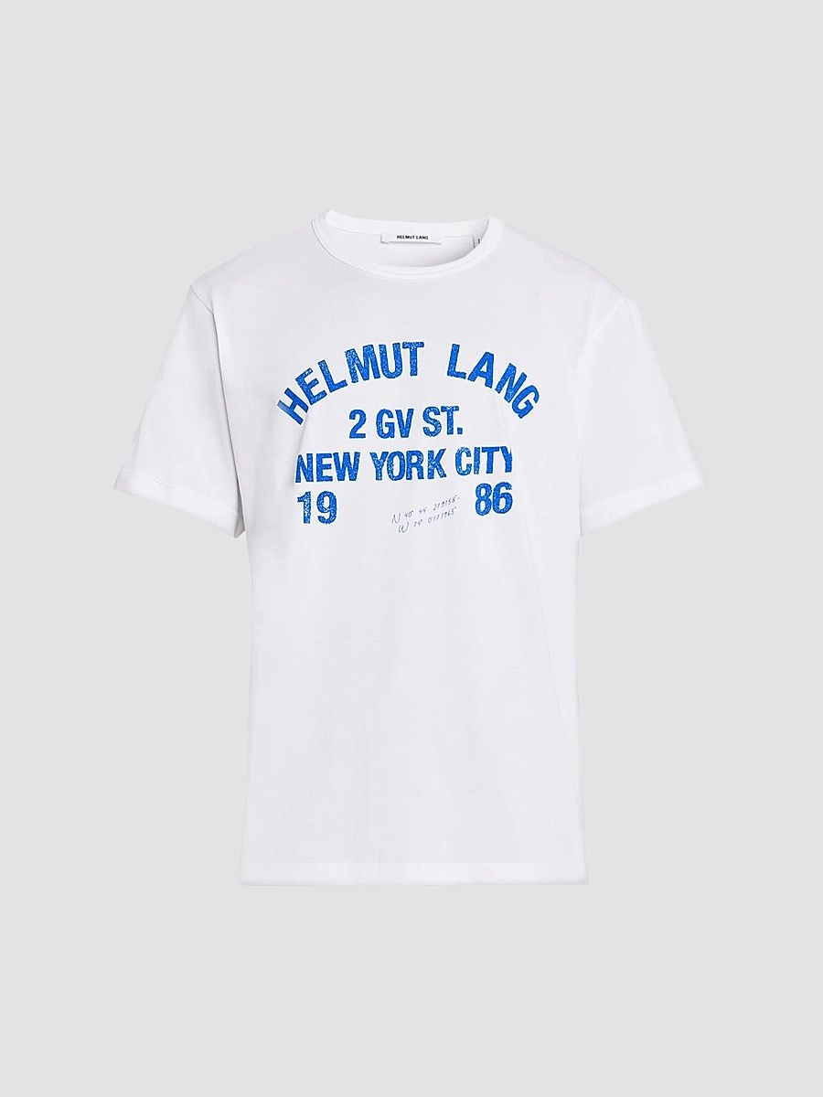 Men's Varsity Cotton Crewneck T-Shirt - Optic White - Size XL