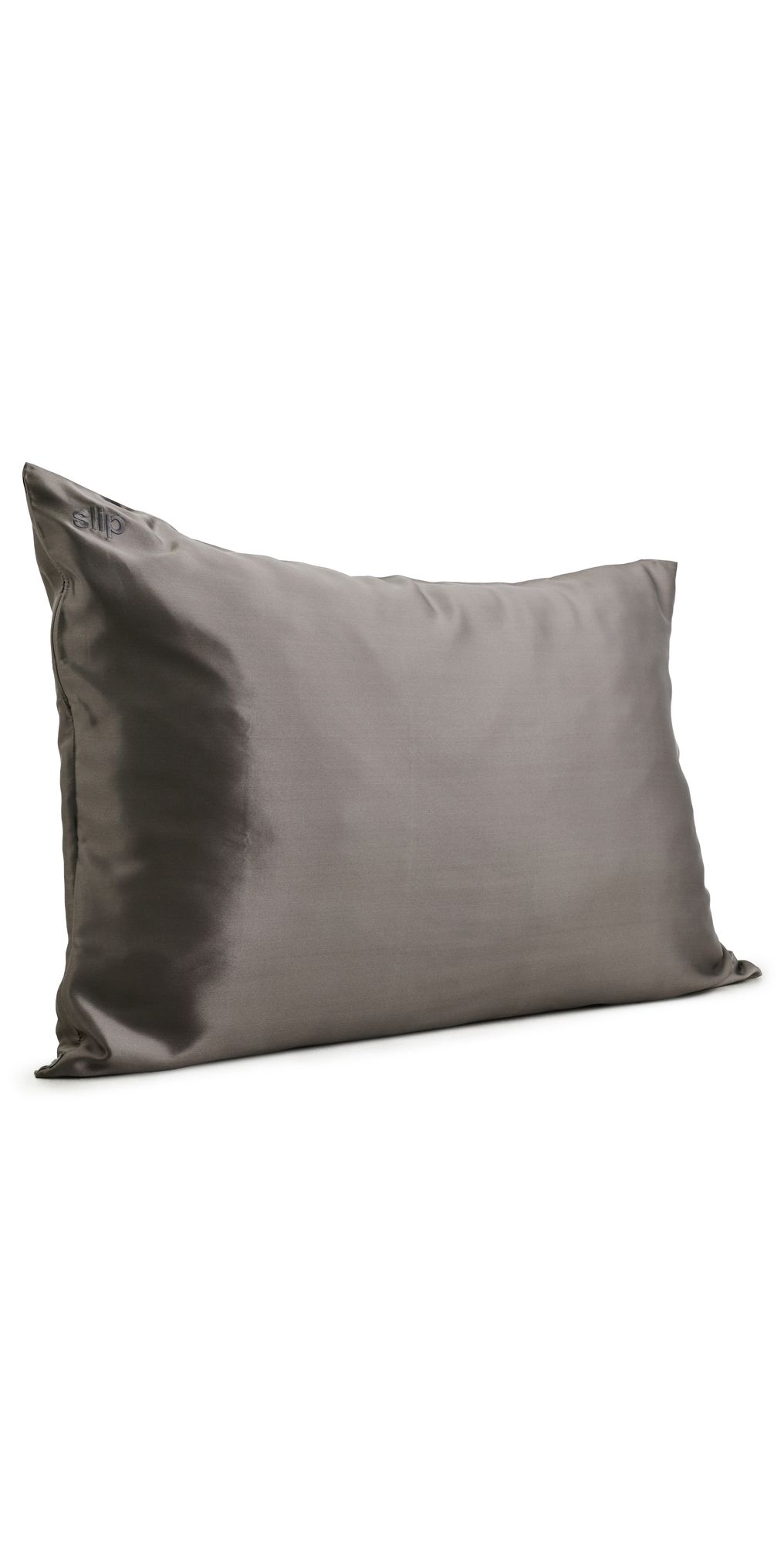 Slip Pure Silk Queen Pillowcase Charcoal One Size