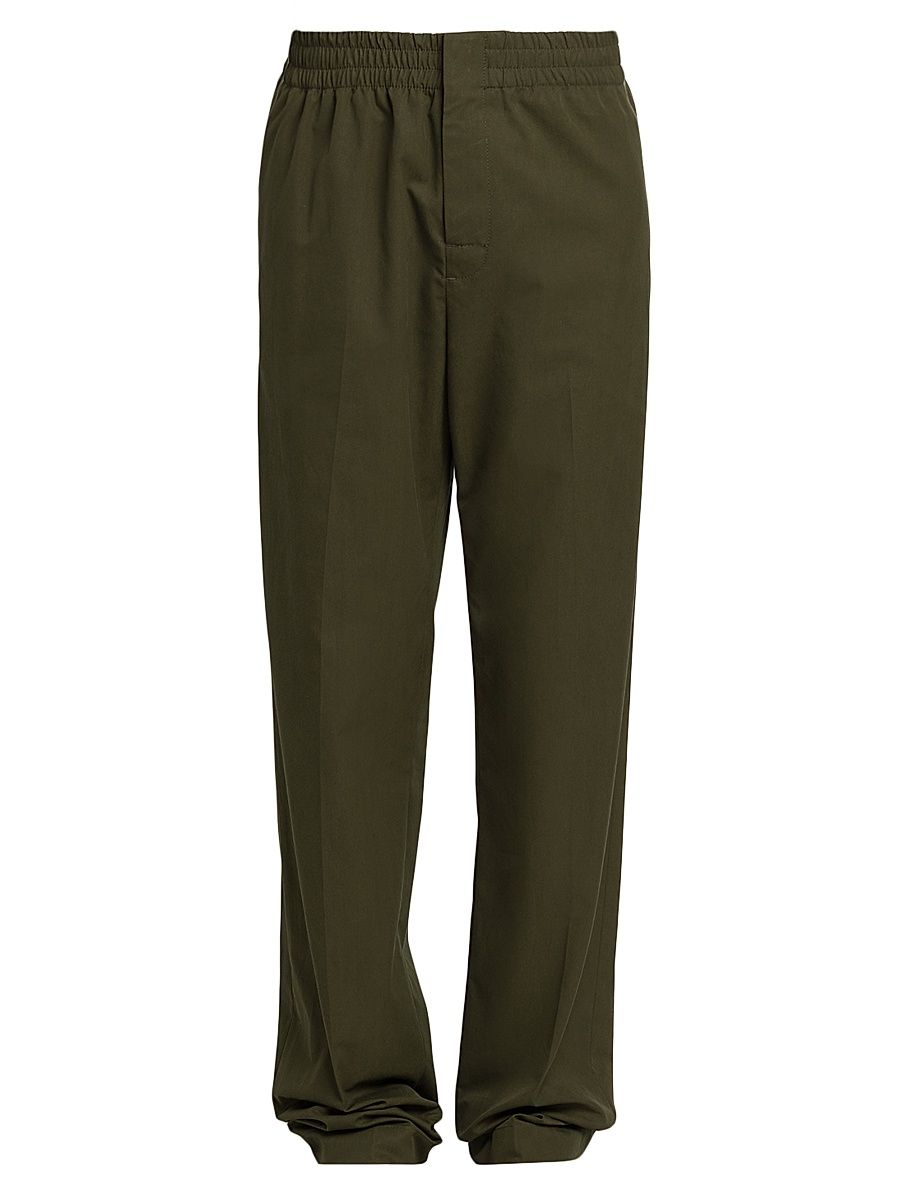 Men's Light Cotton Twill Trousers - Khaki - Size XL
