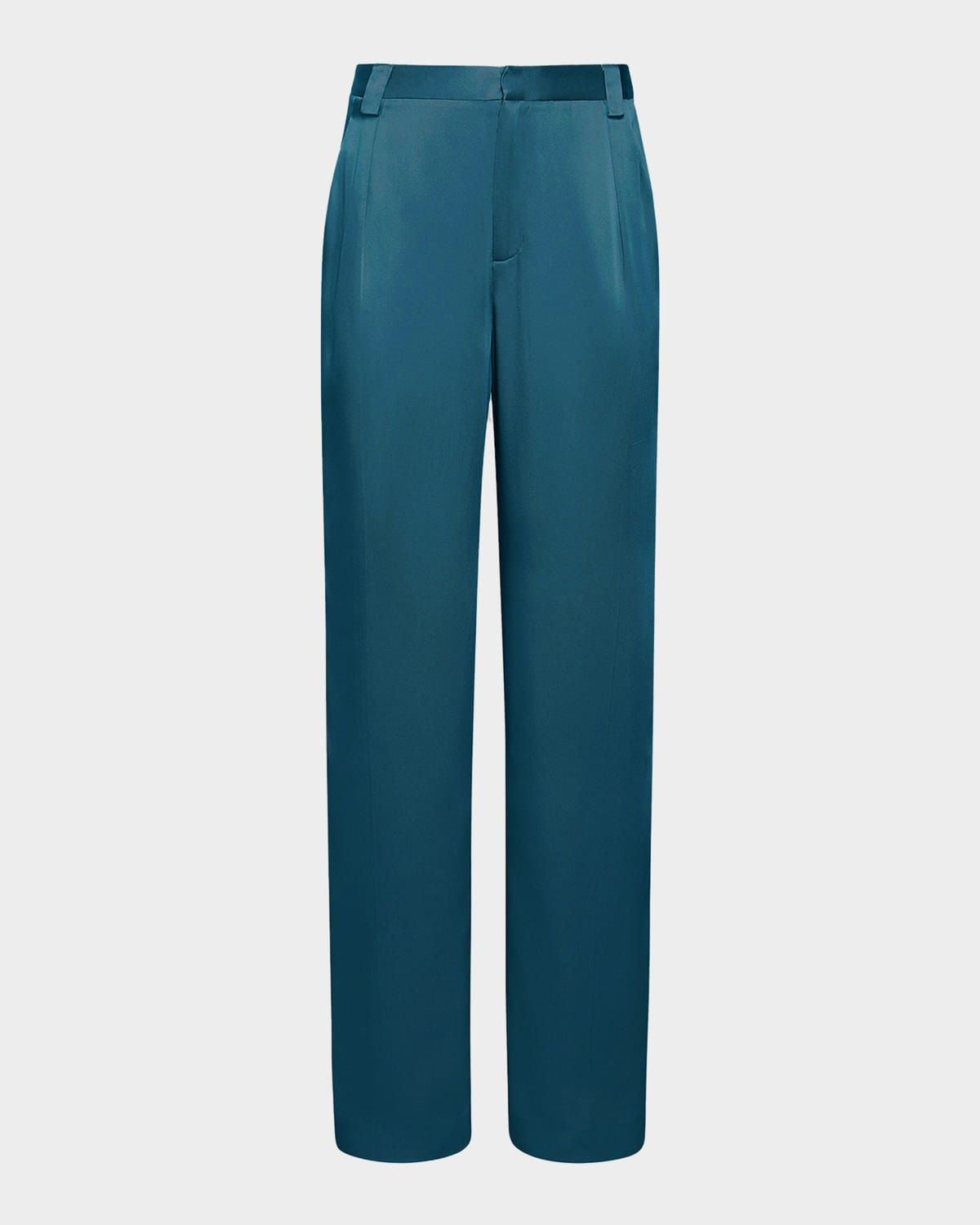 Satin Bias Midi Skirt